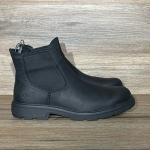 UGG Men’s Biltmore Chelsea Black Leather Boots